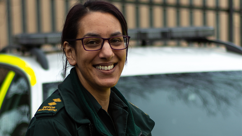 Senior paramedic team leader.
