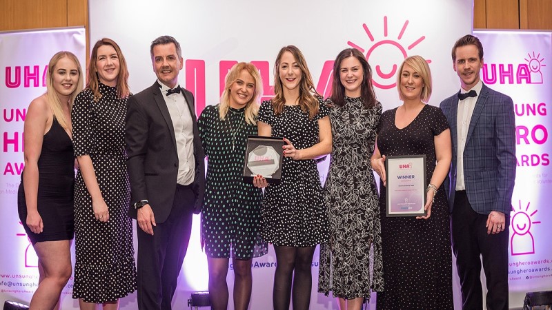 Communications team receive Unsung Hero Award