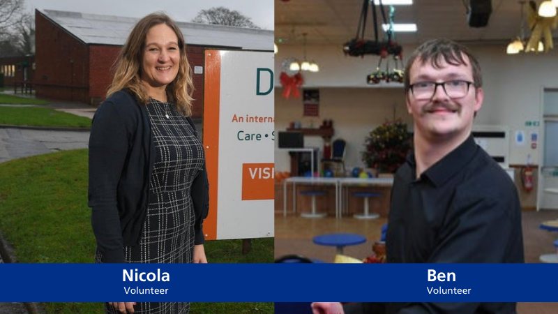 NWAS patient and public panel members Ben and Nicola.
