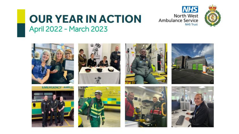 Our Year in action! A mix of people from across the services.