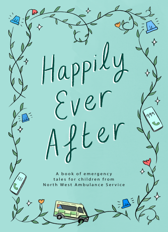 Happily Ever After story book front cover