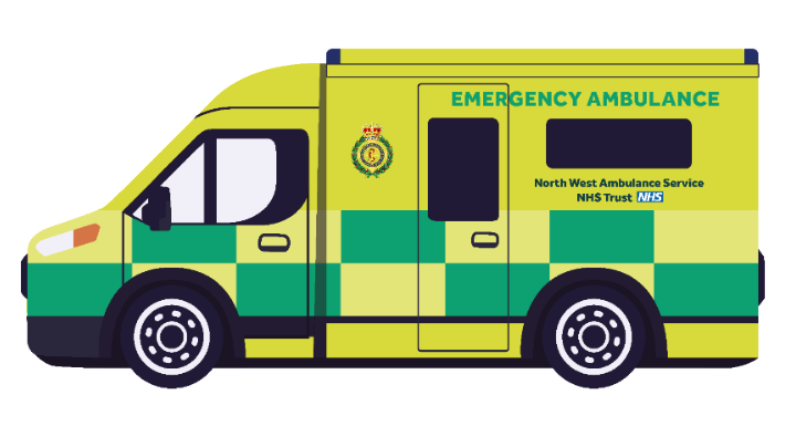 An ambulance