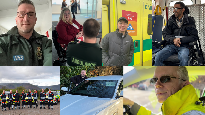 Collage of NWAS volunteers