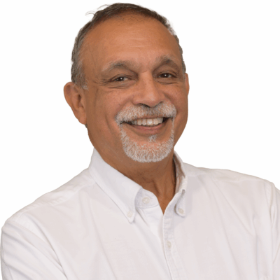 Photograph of NWAS board member Dr Aneez Esmail