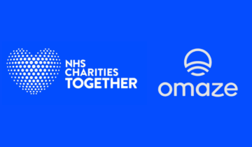 NHS Charities Together and Omaze logo