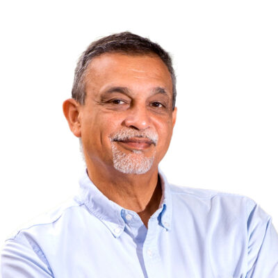 Photograph of NWAS board member Dr Aneez Esmail